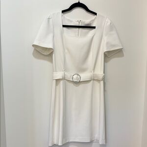 Club Monaco Cream Puff Sleeve Sheath Dress